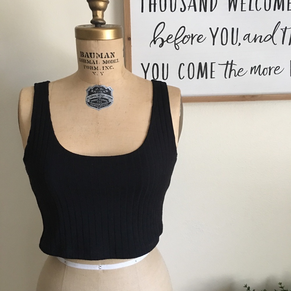 Black Crop Top